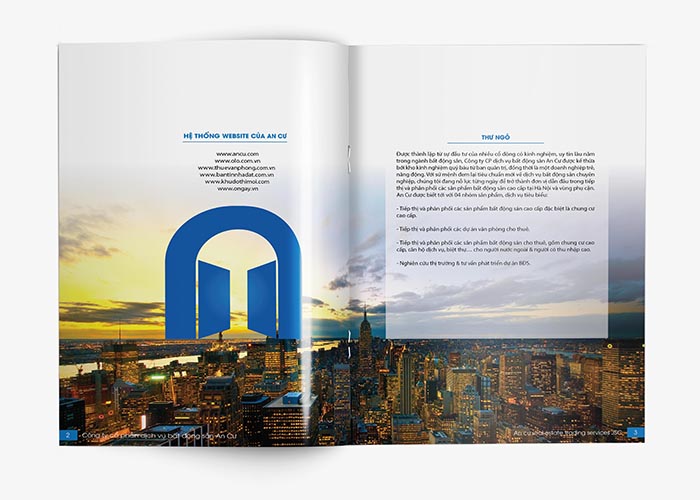 An Cư - Thiết kế profile công ty bất động sản An Cư