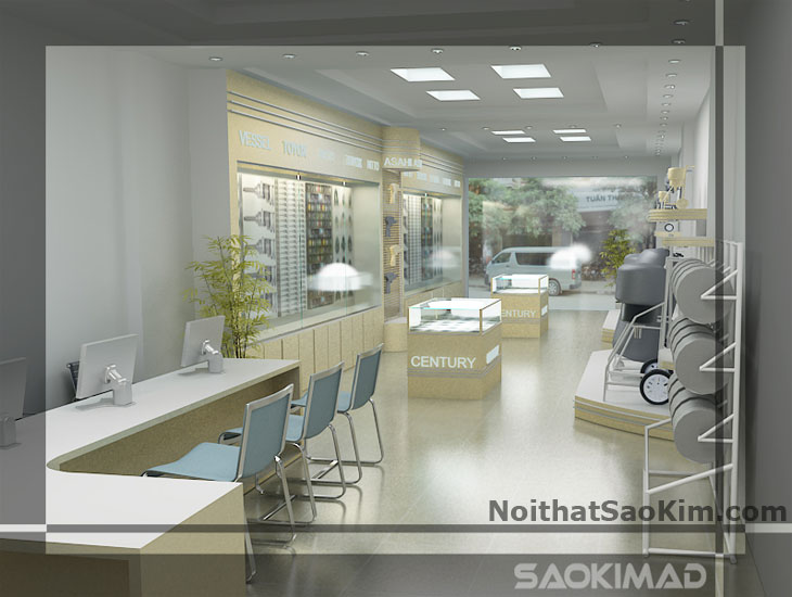 AN PHAT EQUIPMENT - Thiết kế showroom cho Anphat