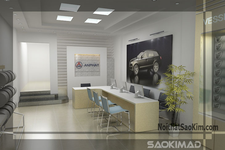 AN PHAT EQUIPMENT - Thiết kế showroom cho Anphat