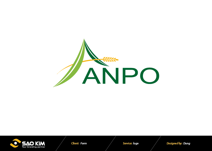 Anpo - Thiết kế logo Dịch Vụ Nông Nghiệp Anpo