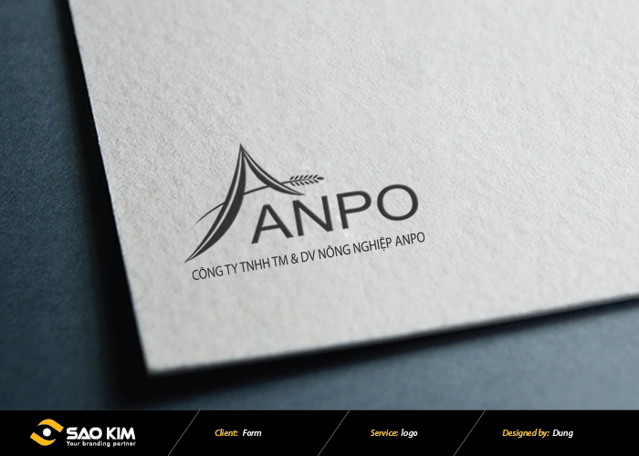 Anpo - Thiết kế logo Dịch Vụ Nông Nghiệp Anpo