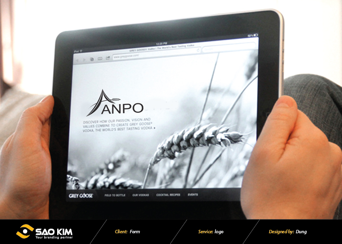 Anpo - Thiết kế logo Dịch Vụ Nông Nghiệp Anpo