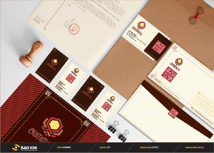 AUMMEE - Thiết kế nhận diện thương hiệu cho nhà hàng chay Aummee