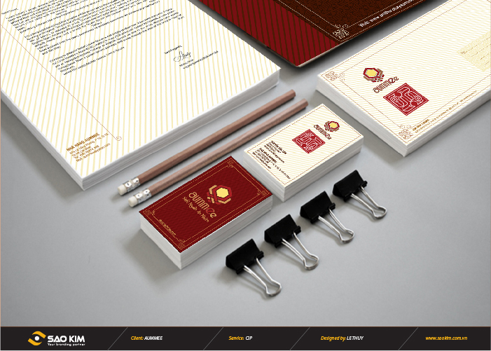 AUMMEE - Thiết kế nhận diện thương hiệu cho nhà hàng chay Aummee