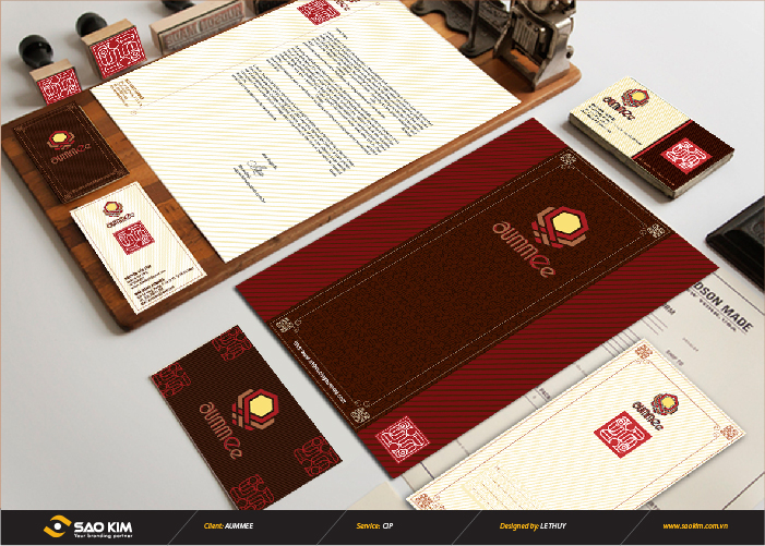 AUMMEE - Thiết kế nhận diện thương hiệu cho nhà hàng chay Aummee