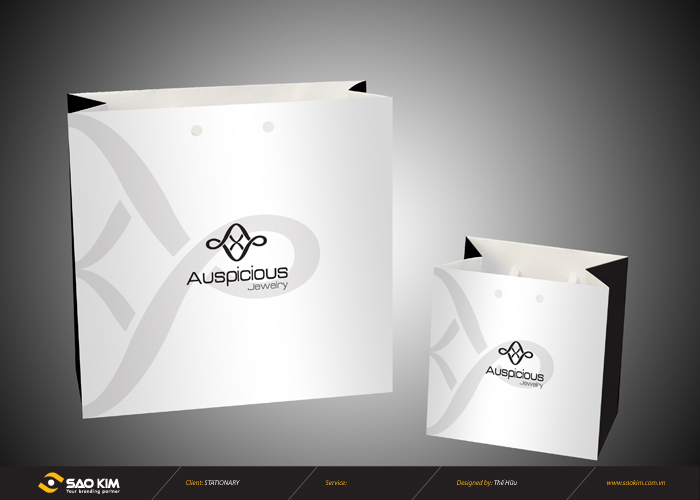 Auspicious Jewelry - Thiết kế logo nhận diện thương hiệu trang sức Auspicious Jewelry