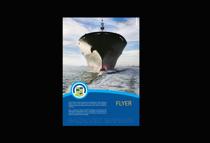 BACH VIET SHIPPING - Thiết kế logo và nhận diện thương hiệu Bach Viet Shipping