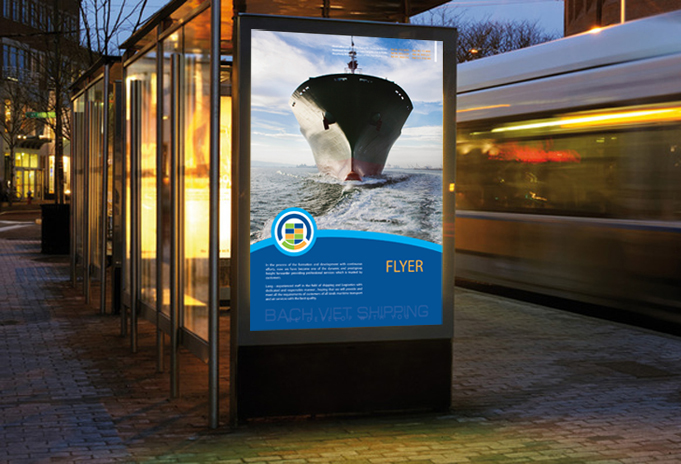 BACH VIET SHIPPING - Thiết kế logo và nhận diện thương hiệu Bach Viet Shipping