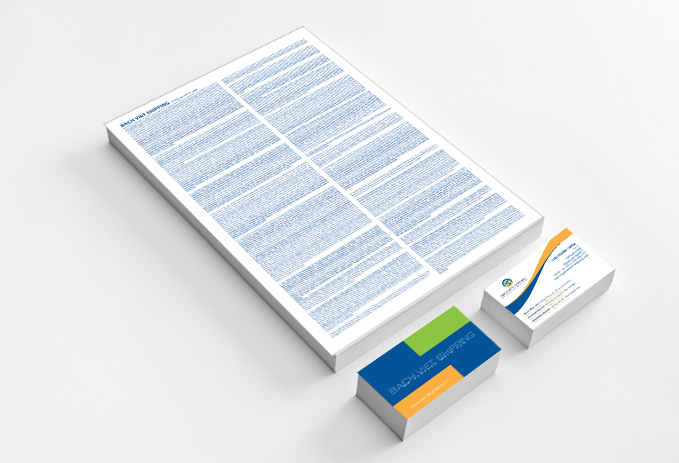 BACH VIET SHIPPING - Thiết kế logo và nhận diện thương hiệu Bach Viet Shipping