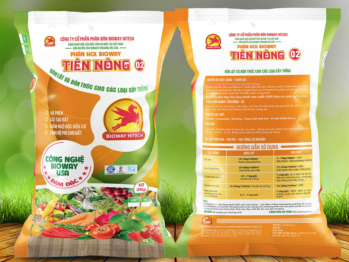 BIOWAY - Thiết kế bao bì sản phẩm và bộ sales kit Bioway