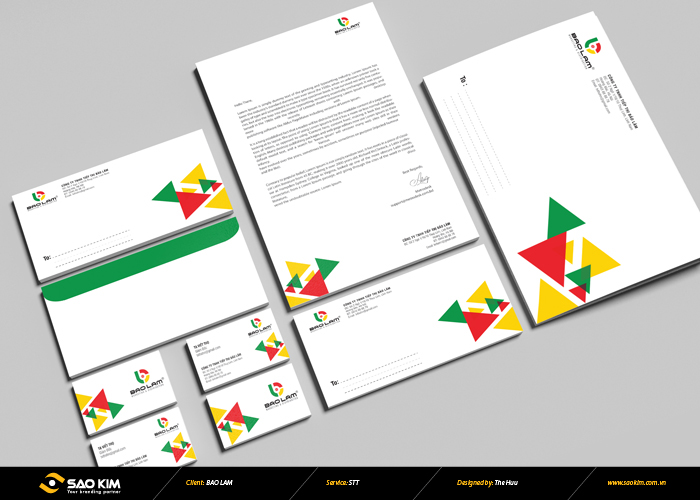 Bao Lam - Thiết kế logo và các ấn phẩm nhận diện thương hiệu công ty Bảo Lâm