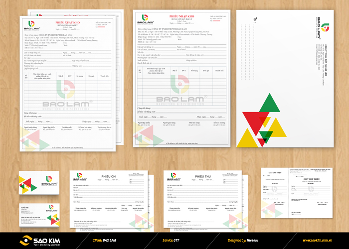 Bao Lam - Thiết kế logo và các ấn phẩm nhận diện thương hiệu công ty Bảo Lâm