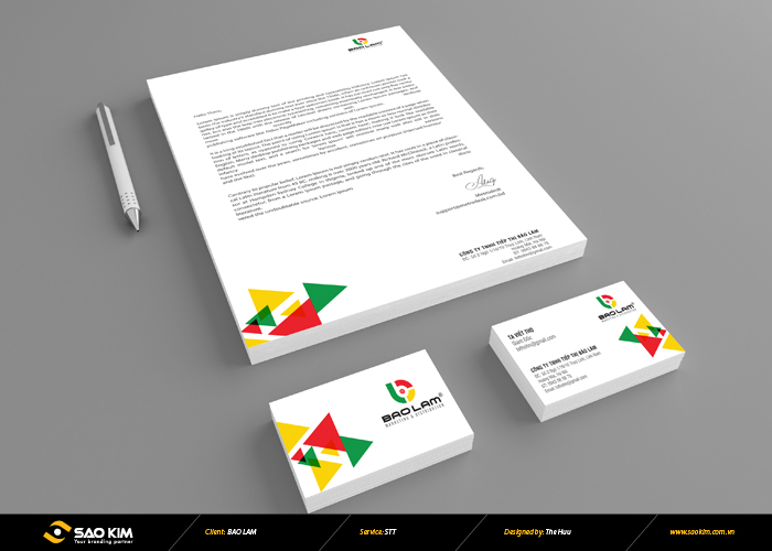 Bao Lam - Thiết kế logo và các ấn phẩm nhận diện thương hiệu công ty Bảo Lâm