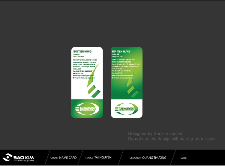 BẤT ĐỘNG SẢN TÀI NGUYÊN - Thiết kế logo và nhận diện thương hiệu cho công ty Bất động sản Tài Nguyên