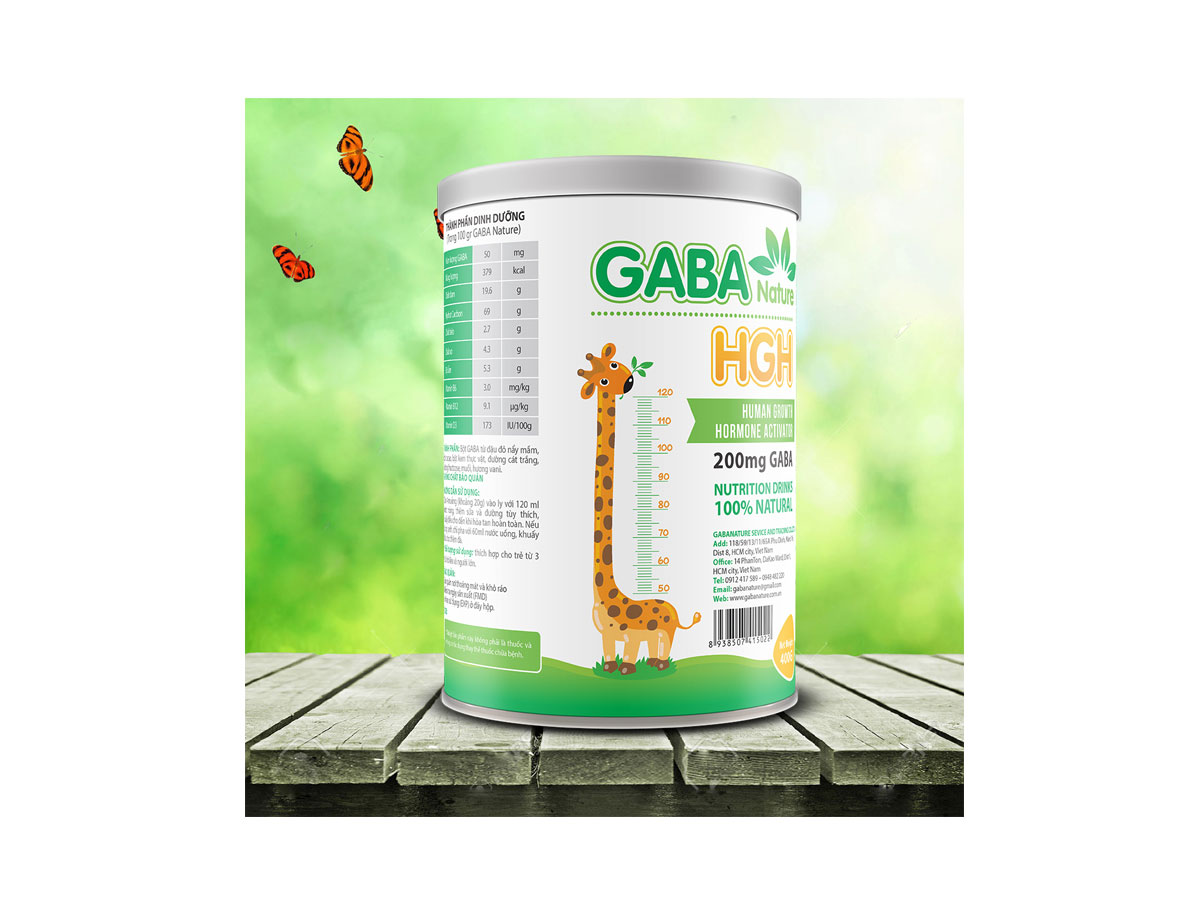 GABA NATURE - Thiết kế bao bì thực phẩm chức năng Gabanature