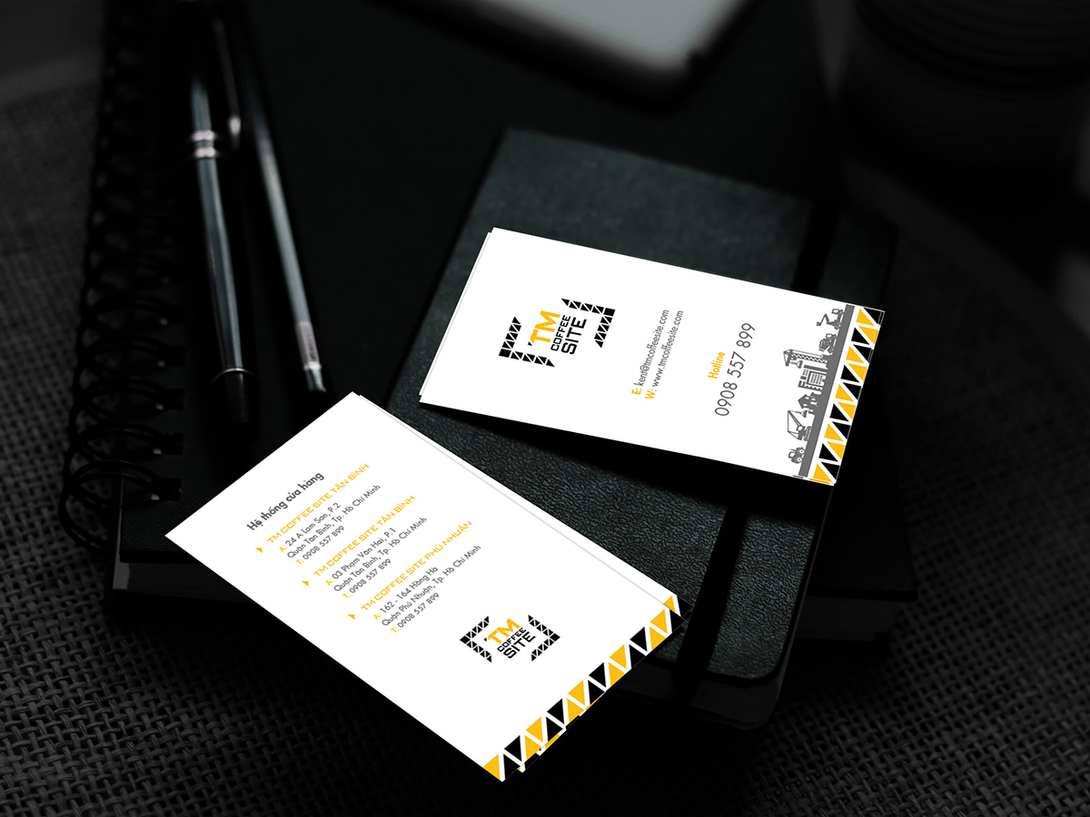 TM COFFEE SITE - Thiết kế logo và bộ nhận diện chuỗi cafe TM Coffee Site