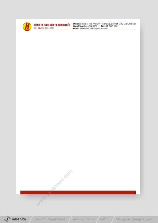 BĐS HƯỜNG HIỀN - Thiết kế nhận diện thương hiệu bất động sản