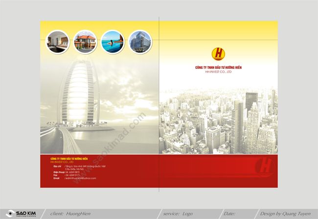 BĐS HƯỜNG HIỀN - Thiết kế nhận diện thương hiệu bất động sản
