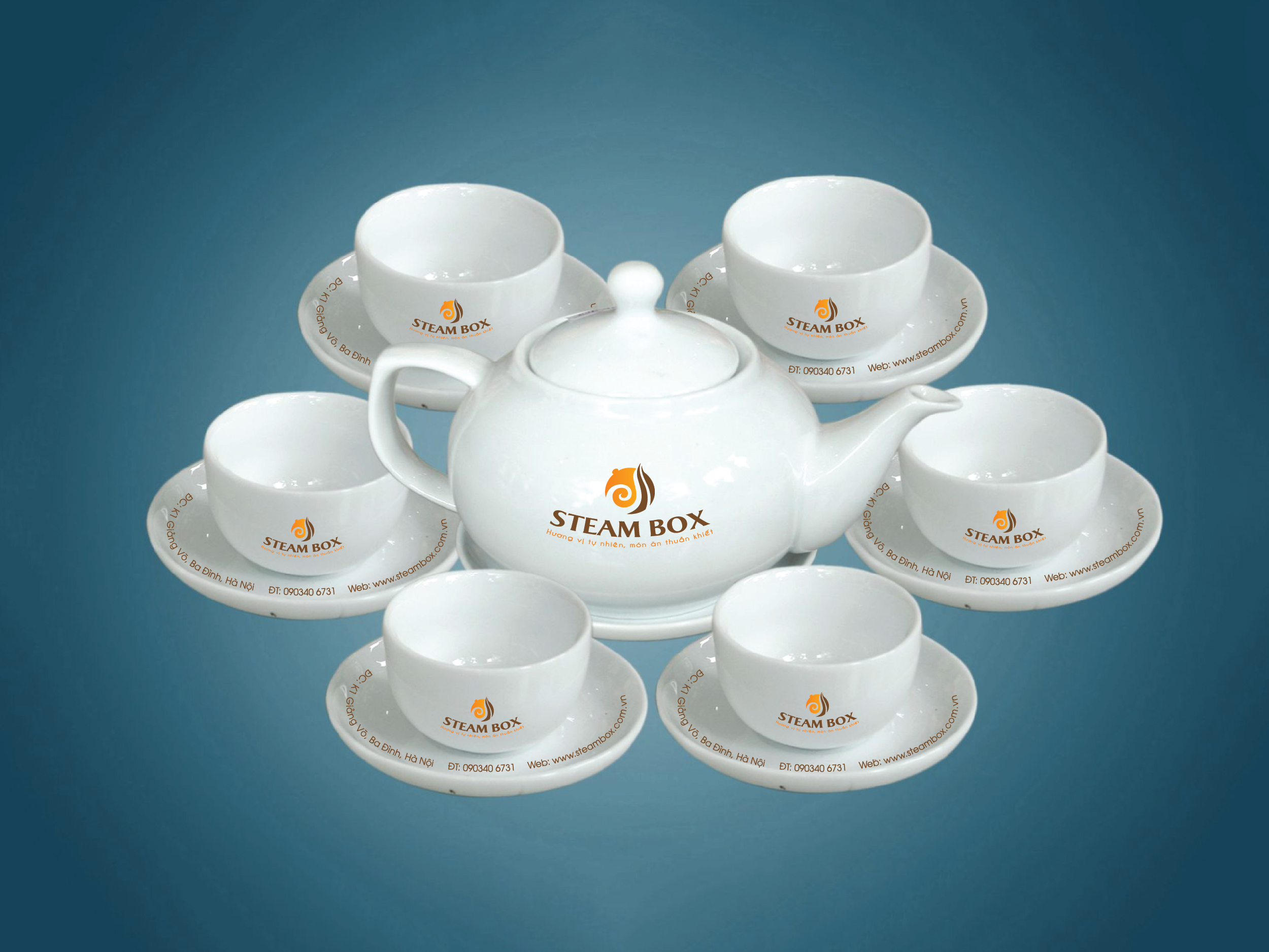 STEAM BOX - Thiết kế logo và nhận diện thương hiệu nhà hàng đồ hấp Steam Box