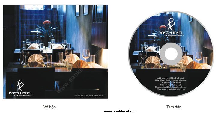 Boss Hotel - Dự án thiết kế brochure cho khách sạn