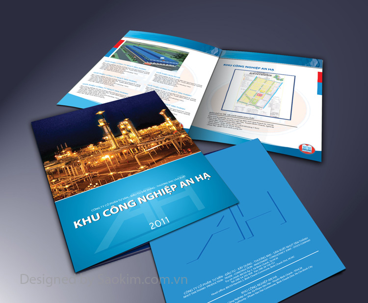 An Hạ - Thiết kế Brochure giới thiệu dự án Khu Công Nghiệp An Hạ