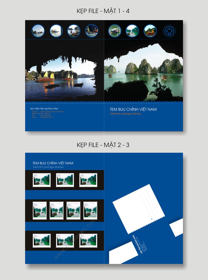 BƯU ĐIỆN HẠ LONG - Dự án thiết kế ấn phẩm quảng cáo cho Bưu điện Hạ Long