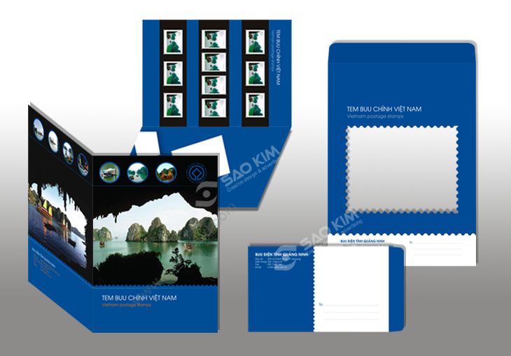 BƯU ĐIỆN HẠ LONG - Dự án thiết kế ấn phẩm quảng cáo cho Bưu điện Hạ Long