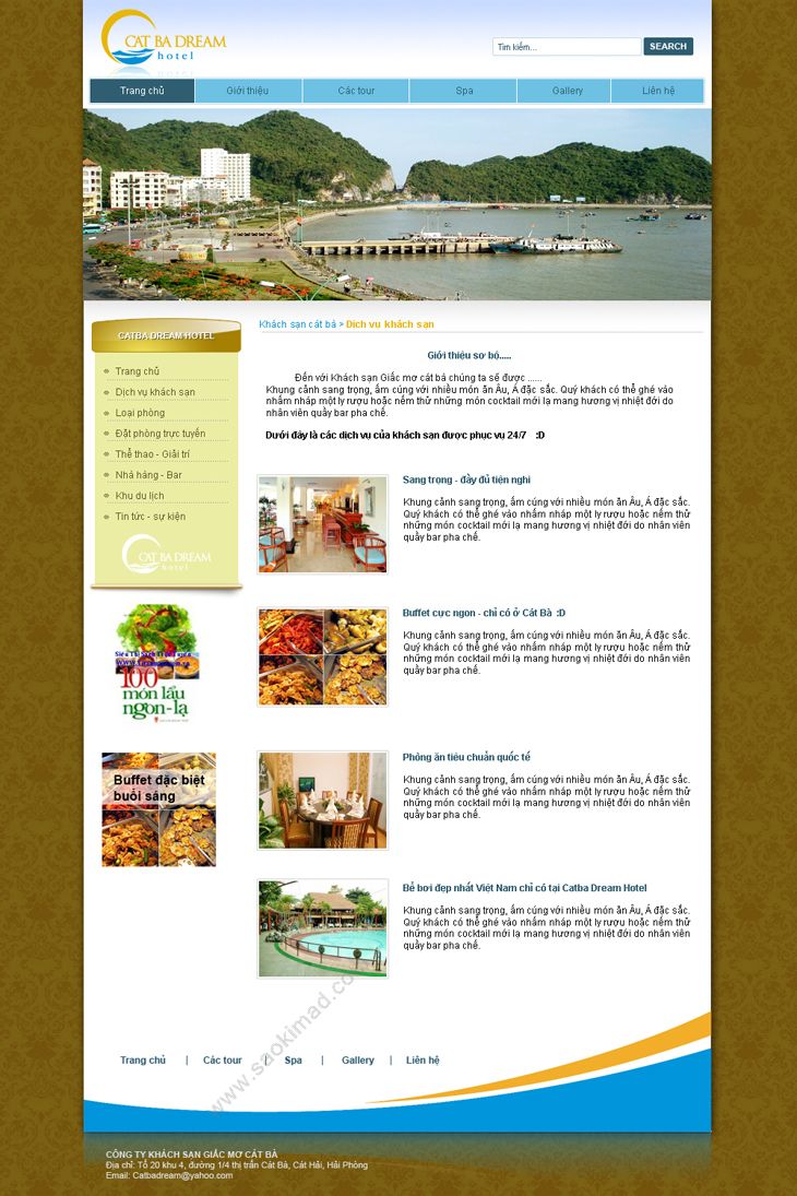 CAT BA DREAM HOTEL - Thiết kế logo và nhận diện thương hiệu khách sạn Cat Ba Dream