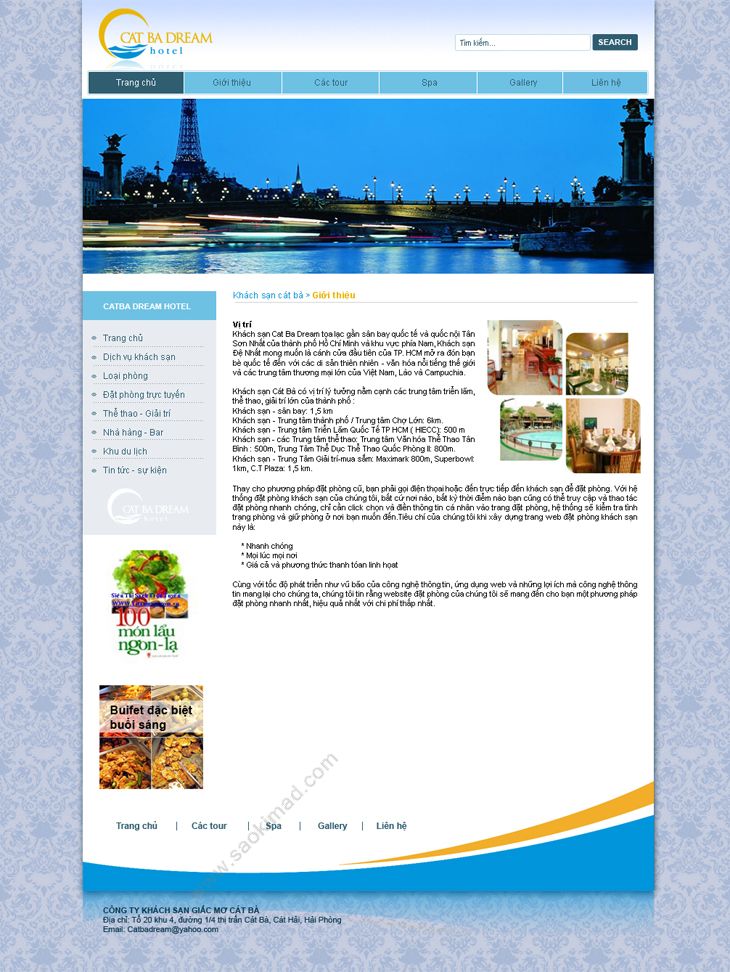 CAT BA DREAM HOTEL - Thiết kế logo và nhận diện thương hiệu khách sạn Cat Ba Dream