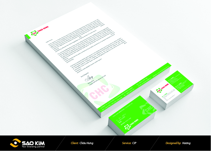Châu Hưng - Thiết kế logo Công ty CP Thương mại Châu Hưng