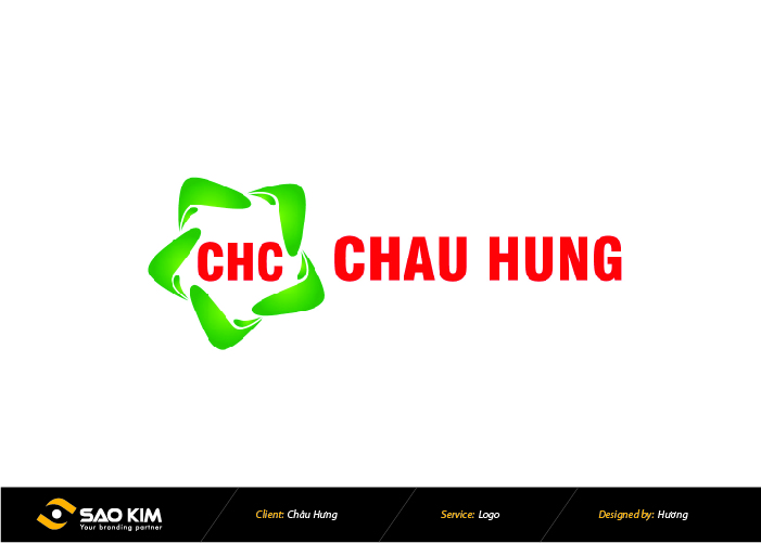 Châu Hưng - Thiết kế logo Công ty CP Thương mại Châu Hưng
