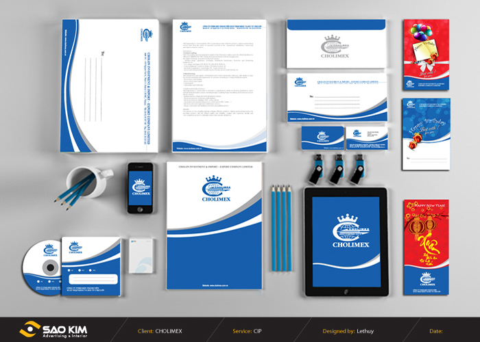 CHOLIMEX - Thiết kế logo và quy chuẩn bộ nhận diện thương hiệu CHOLIMEX