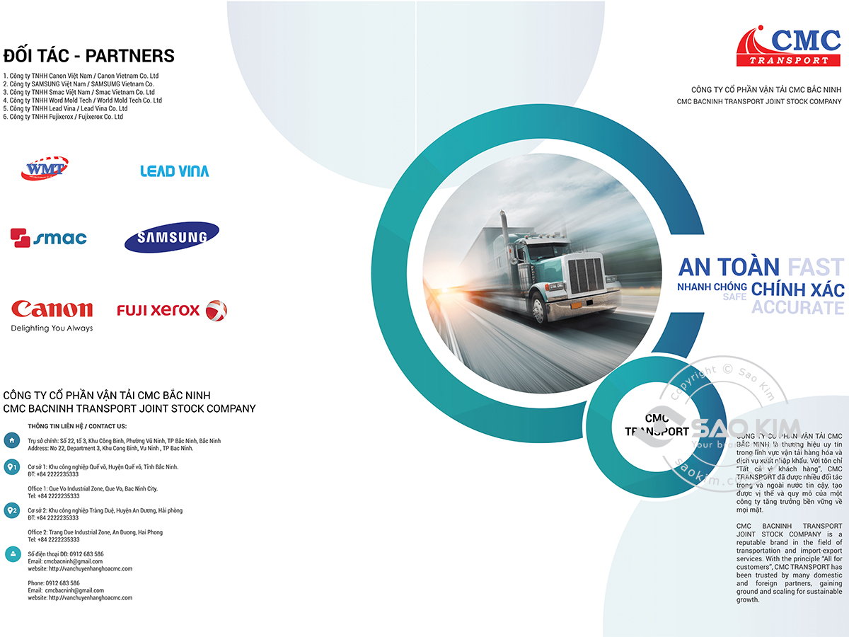 CMC BẮC NINH - Thiết kế profile song ngữ CMC Bắc Ninh