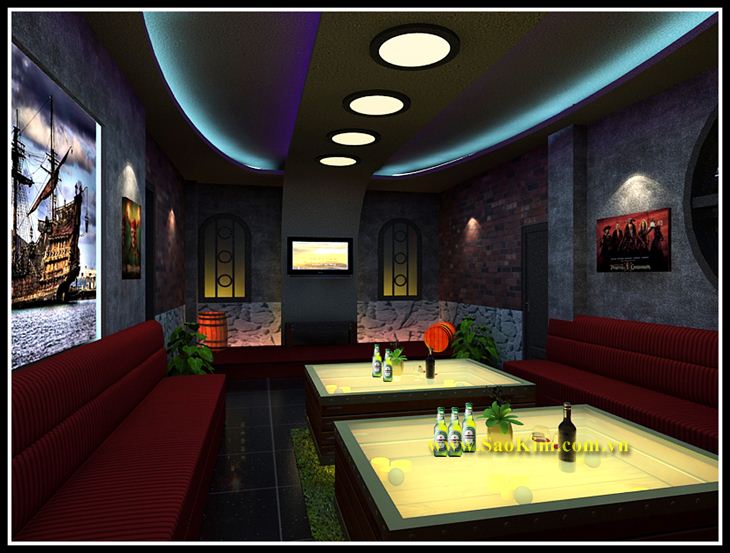 New feeling - Thiết kế quán bar karaoke New Feeling