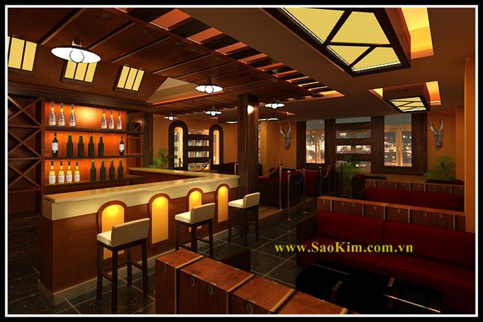 New feeling - Thiết kế quán bar karaoke New Feeling