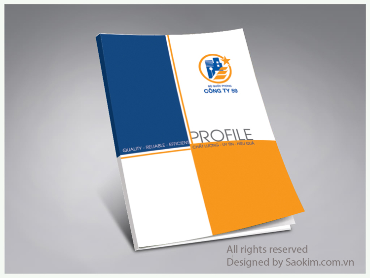Công ty 59 - Thiết kế hồ sơ năng lực Công ty xây dựng 59
