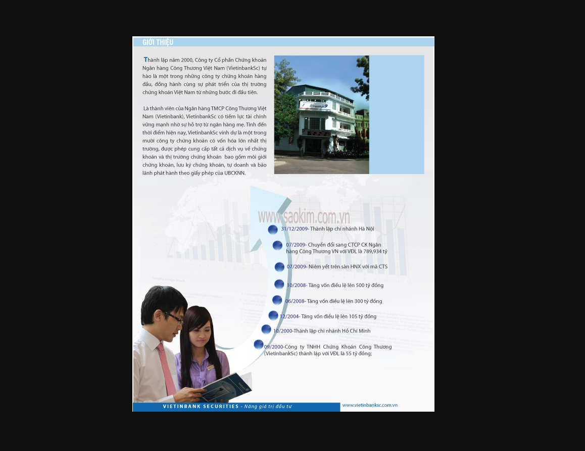 VietinbankSC - Thiết kế nhận diện thương hiệu cho Chứng khoán Vietinbank