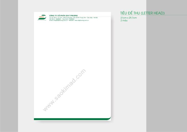 DAT PHUONG CONSTRUCTION - Thiết kế thương hiệu cho Công ty CP Đạt Phương