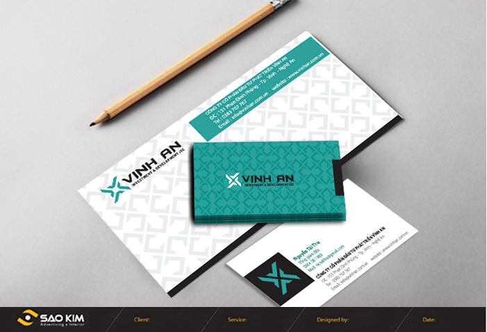 VĨNH AN - Thiết kế nhận diện thương hiệu cho Công ty Cổ Phần Đầu Tư Phát Triển Vĩnh An