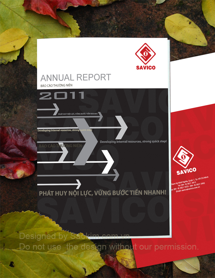 BÁO CÁO THƯỜNG NIÊN SAVICO - Thiet ke bao cao thuong nien cong ty savico