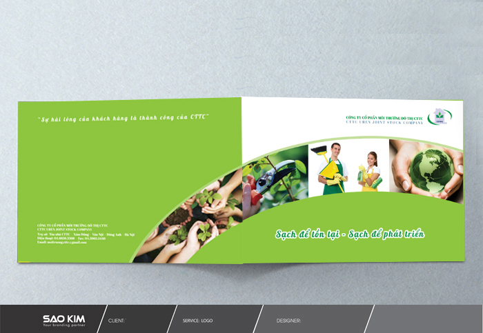 CTTC - Thiết kế hồ sơ năng lực công ty Cổ phần Môi Trường Đô Thị CTTC