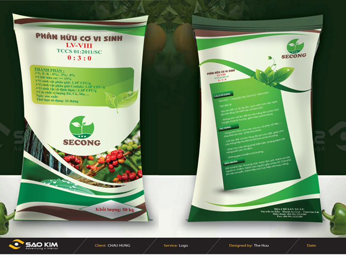 CÔNG TY CỔ PHẦN SÊ CÔNG - Thiết kế bao bì nhãn mác công ty Cổ Phần Sê Công
