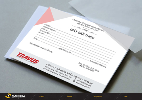 CÔNG TY CỔ PHẦN TRẦN VƯƠNG - TRAVUS - Thiết kế hệ thống nhận diện thương hiệu công ty cổ phần Trần Vương - Travus