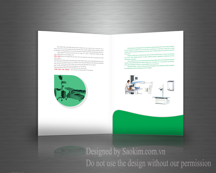 ĐỨC TÍN - Thiêt kế nhận diện thương hiệu thiết bị y tế Đức Tín