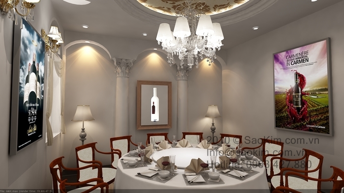 CSU - Thiết kế nhà hàng sang trọng cho CSU