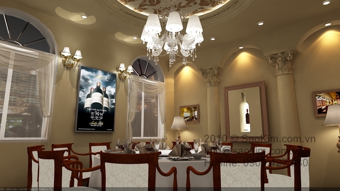 CSU - Thiết kế nhà hàng sang trọng cho CSU