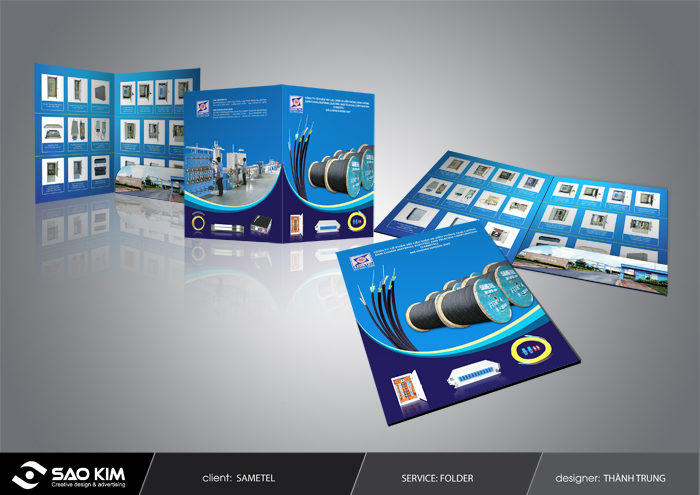SAM CƯỜNG - Thiết kế ấn phẩm quảng cáo cho Công ty Sam Cường