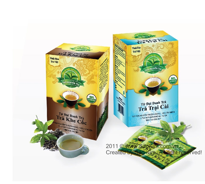 CHÈ THÁI NGUYÊN - Thiết kế thương hiệu cho sản phẩm Chè Thái Nguyên