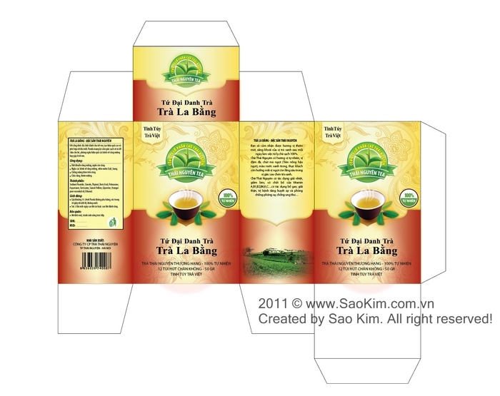 CHÈ THÁI NGUYÊN - Thiết kế thương hiệu cho sản phẩm Chè Thái Nguyên