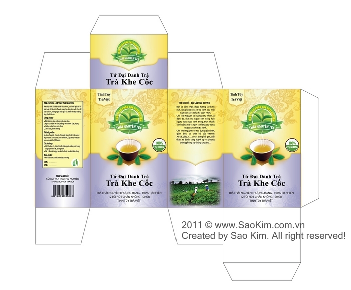 CHÈ THÁI NGUYÊN - Thiết kế thương hiệu cho sản phẩm Chè Thái Nguyên